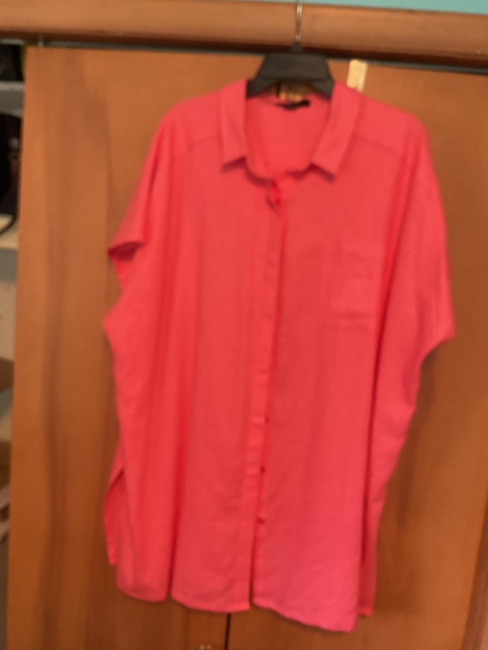 Linen tunic top
